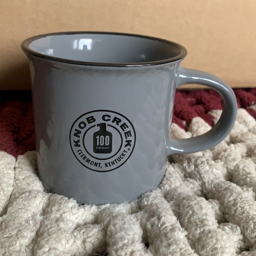 KNOB CREEK Ceramic Promo Coffee Mug WHISKEY Tea Cup 100 PROOF Mug